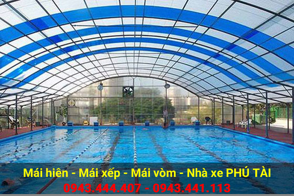 Mái che hồ bơi PT45 Mái che hồ bơi PT45