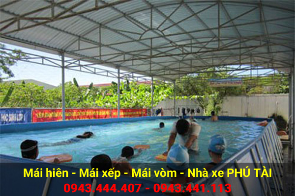 Mái che hồ bơi PT52 Mái che hồ bơi PT52