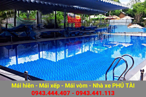 Mái che hồ bơi PT53 Mái che hồ bơi PT53