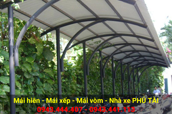 Mái che nhà xe PT24 Mái che nhà xe PT24