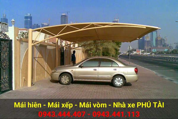 Mái che nhà xe PT26 Mái che nhà xe PT26
