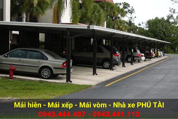 Mái che nhà xe PT29 Mái che nhà xe PT29