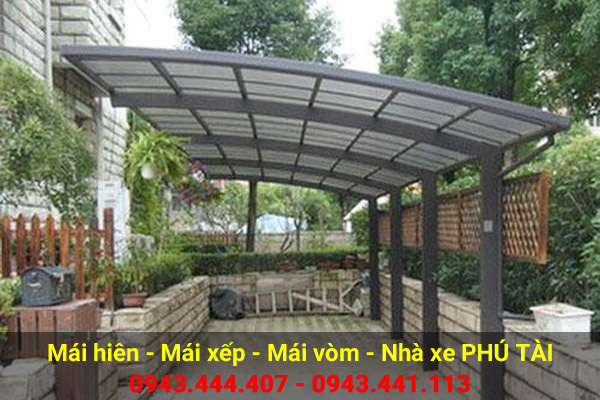 Mái che nhà xe PT30 Mái che nhà xe PT30