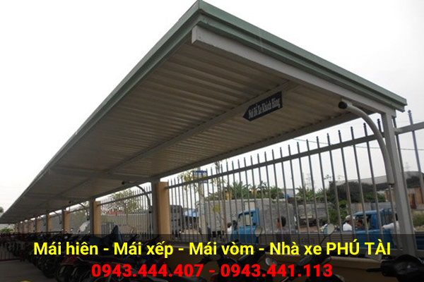 Mái che nhà xe PT32 Mái che nhà xe PT32