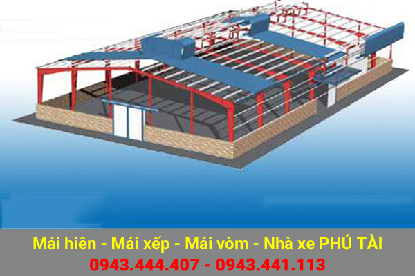 Mái che nhà xưởng PT19 Mái che nhà xưởng PT19