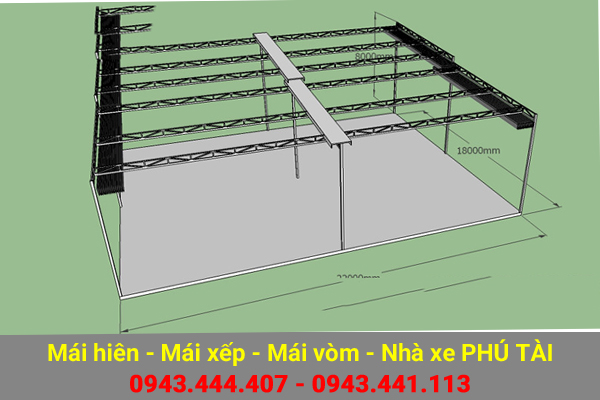 Mái hiên lượn sóng PT93 Mái hiên lượn sóng PT93