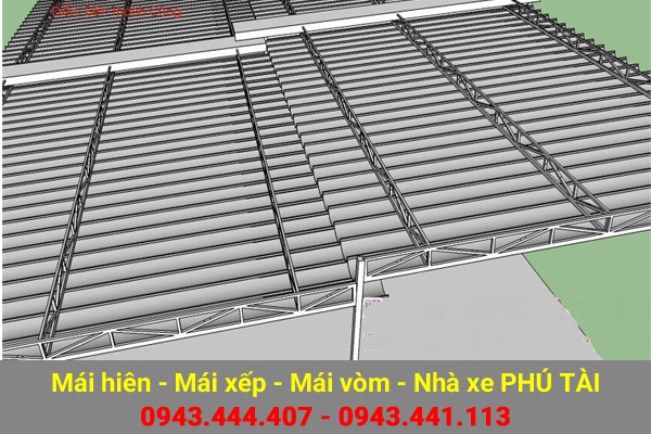 Mái hiên lượn sóng PT96 Mái hiên lượn sóng PT96