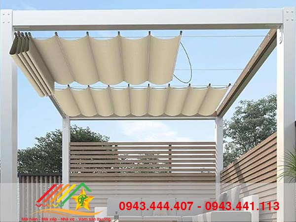 Mái che tự động thông minh- Mái hiên Phú Tài Mái che tự động thông minh- Mái hiên Phú Tài